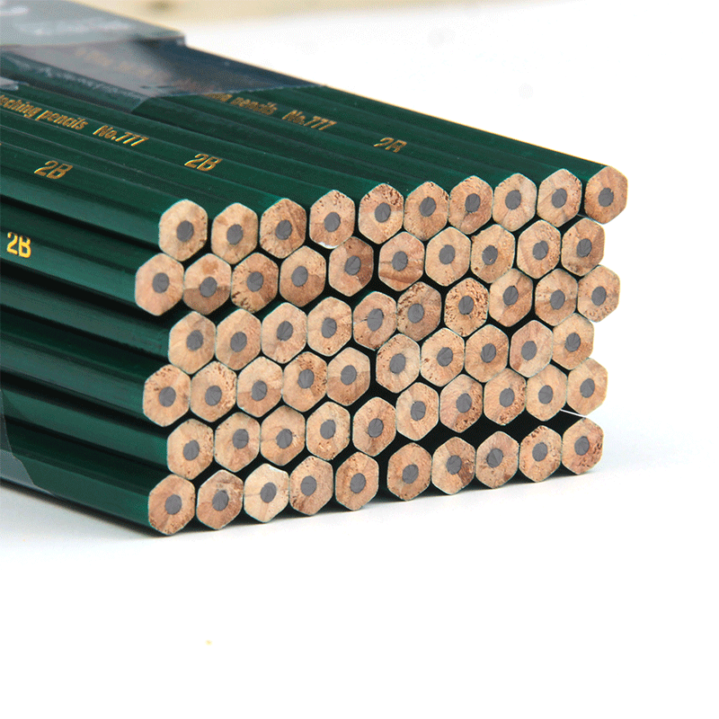 Primary School Student 2B Exam Pencil HB Writing Pencil Children&#039;s School Supplies Stationery Non-Lead-Poisonous Pencil Set Wholesale