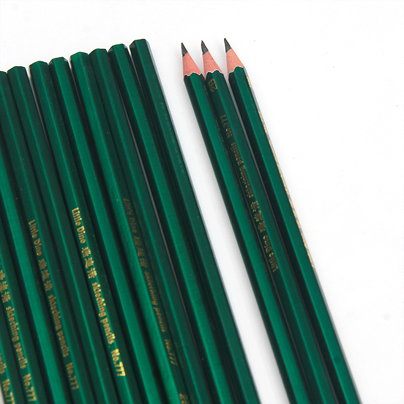 Primary School Student 2B Exam Pencil HB Writing Pencil Children&#039;s School Supplies Stationery Non-Lead-Poisonous Pencil Set Wholesale