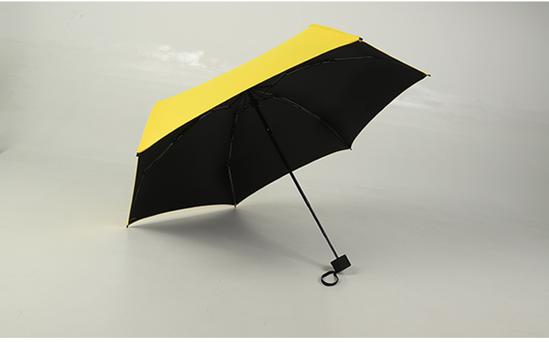 The Pocket umbrella vinyl Sunshade Manual folding Women's Mini umbrella ultra-light, Compact, fashion and simple 50% off umbrella