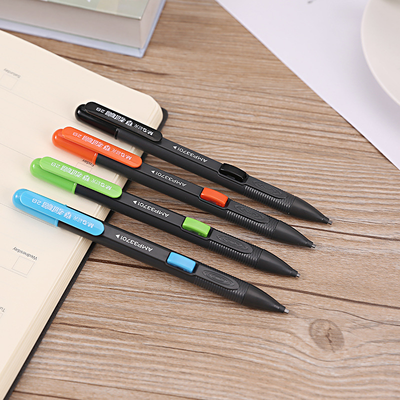 Stationery Authentic 2B Propelling Pencil AMP33701 Computer Answer Filling Lead Exam Recommended ASL36201 Pencil Leads