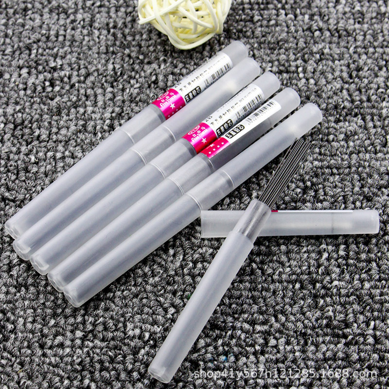 Free Horse Stationery 0.7mm Automatic Pencil Lead 2B Advanced 0.5mm Pencil Refill 72 PCs Per Barrel Factory Direct Sales