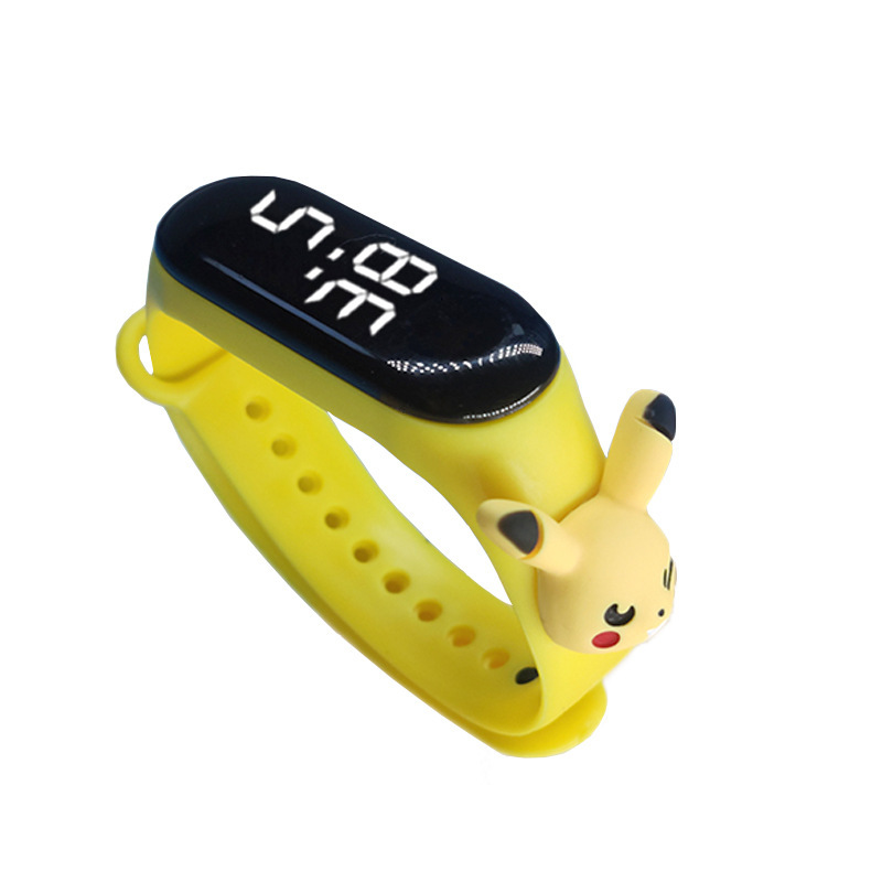 50 M Swimming Waterproof Cartoon Children&#039;s Electronic Watch Primary and Secondary School Students Led Men&#039;s and Women&#039;s Korean-Style Minimalism Bracelet