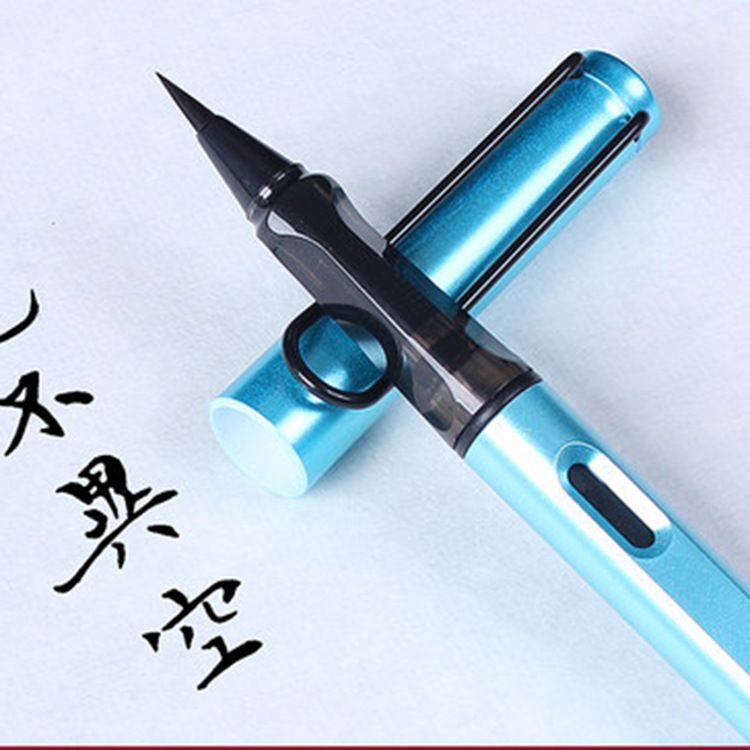 Upgraded Soft Pen Pen-Type Writing Brush Portable Weasel&#039;s Hair Small Regular Script Soft Head Pen Can Add Ink Copy Scripture Calligraphy Pen Pen Type Writing Brush