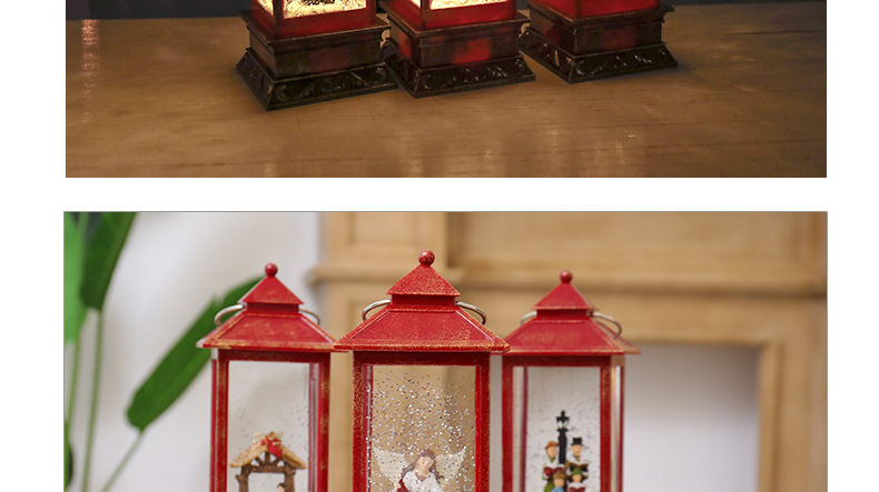 WDL-1871 Red Square Barn Lantern Novelty Creative Electronic Products TikTok Storm Lantern Led Night Light Ambience Light WDL-1871 Red Square Barn Lantern Novelty Creative Electronic Products TikTok Storm Lantern Led Night Light Ambience Light