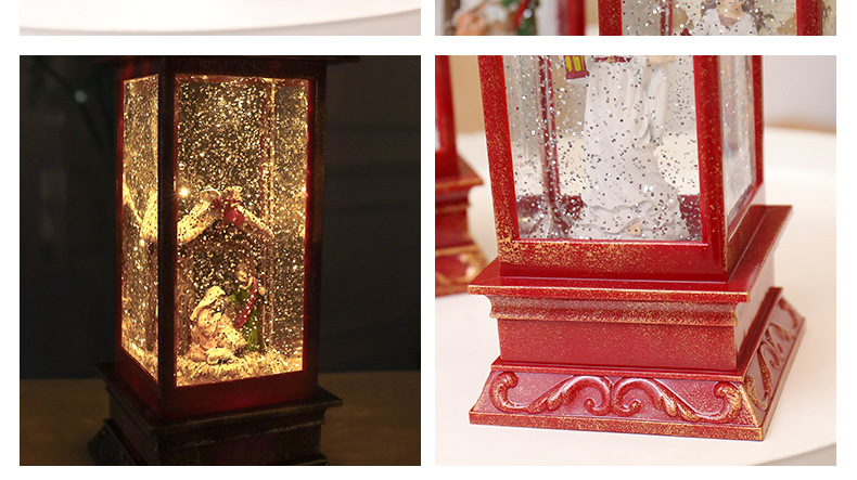 WDL-1871 Red Square Barn Lantern Novelty Creative Electronic Products TikTok Storm Lantern Led Night Light Ambience Light WDL-1871 Red Square Barn Lantern Novelty Creative Electronic Products TikTok Storm Lantern Led Night Light Ambience Light