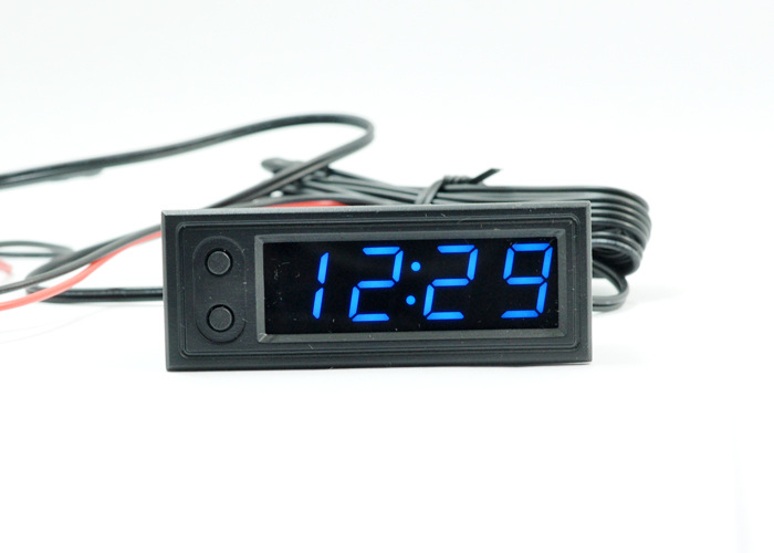 Three-in-One Car Clock Luminous Thermometer Voltmeter High Precision Electronic LED Clock Module Rx8025