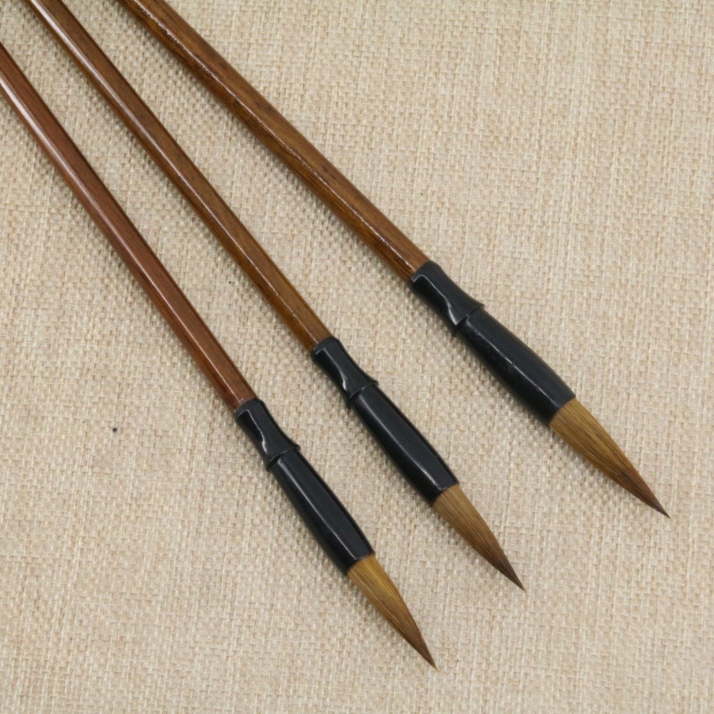 Weasel's Hair Calligraphy and Painting Practice Large, Medium and Small Regular Script Beginner Calligraphy Training Student Writing Brush Wholesale Weasel's Hair Calligraphy and Painting Practice Large, Medium and Small Regular Script Beginner Calligraphy Training Student Writing Brush Wholesale