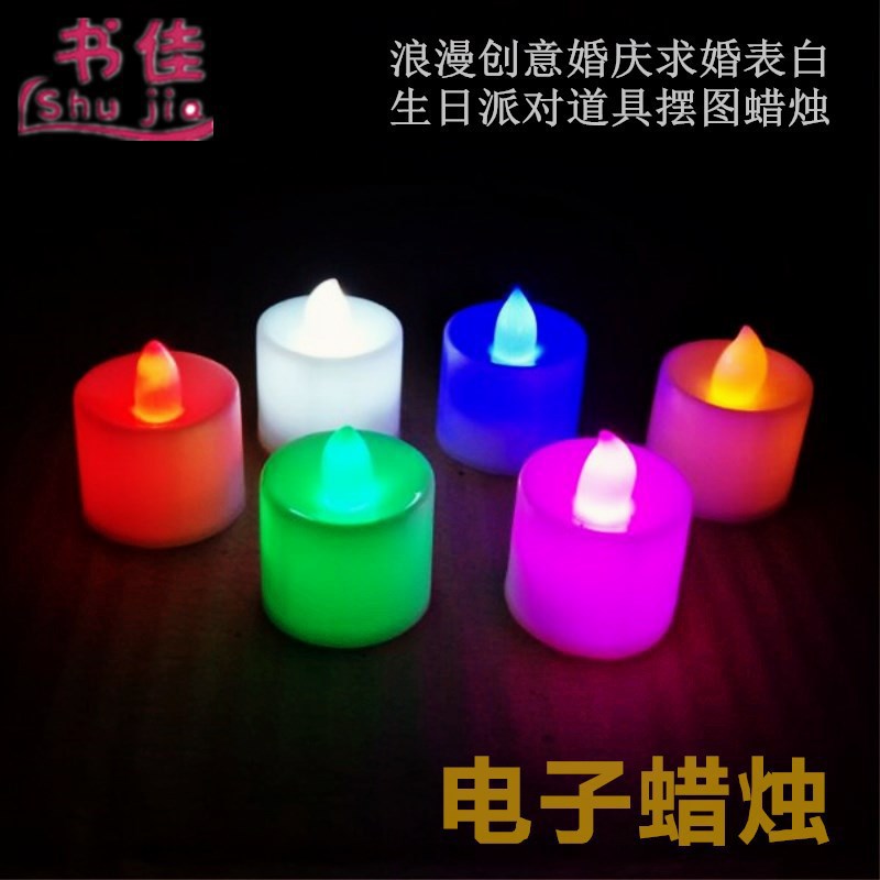 Electronic Candle Birthday Candle Wedding Display Picture Led Tealight Valentine&#039;s Day Gift Candle Light Whole