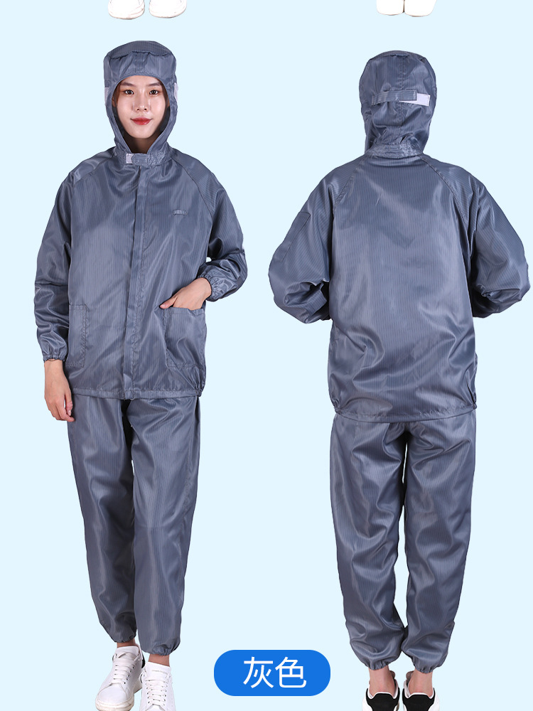Hooded Split Suit Anti-Static Work Clothes Electronic Food Pharmaceutical Dust-Free Workshop Dustproof Clothes Hooded Split Suit Anti-Static Work Clothes Electronic Food Pharmaceutical Dust-Free Workshop Dustproof Clothes