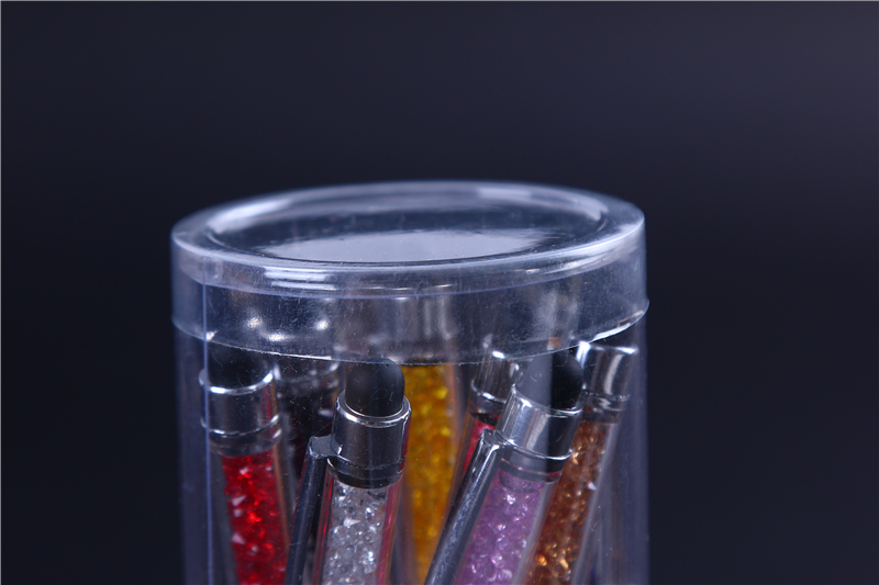 Transparent cylinder pencil holder pencil writing brush storage container wenwu plastic packaging product Transparent cylinder pencil holder pencil writing brush storage container wenwu plastic packaging product
