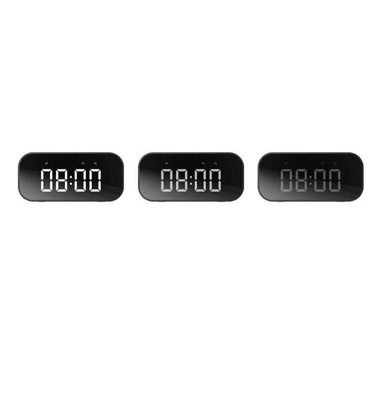 New Wireless Charger Bluetooth Speaker Clock Led Alarm Clock Audio Foreign Trade Popular Style New Wireless Charger Bluetooth Speaker