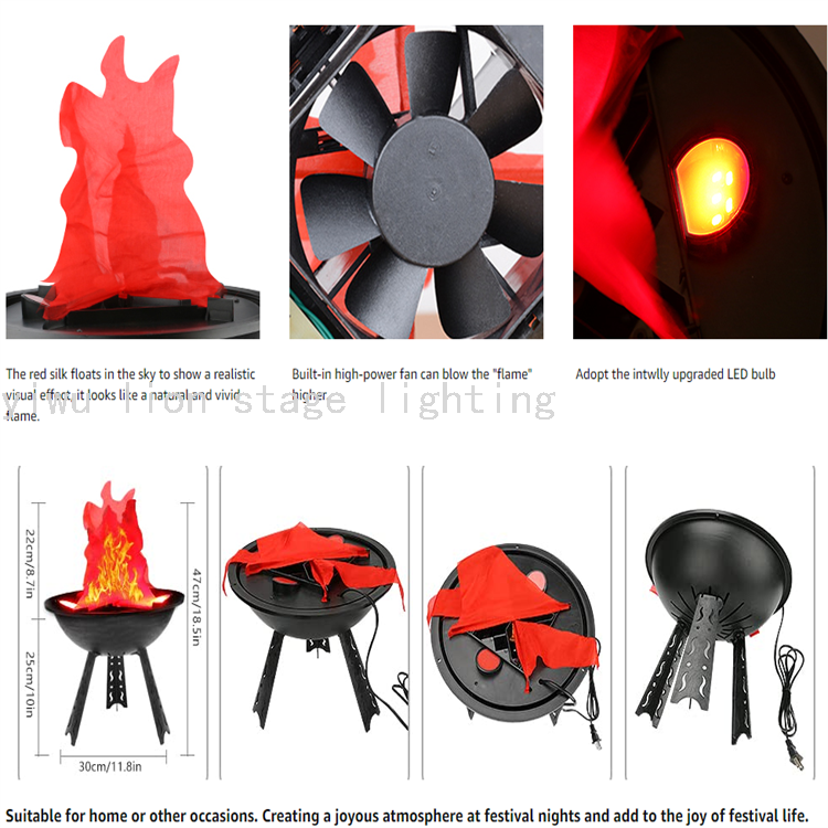 Factory Direct Sales Led Simulation Flame Lamp Halloween Flame Hanging Lamp Haunted House Decoration Campfire Props Electronic Fire Factory Direct Sales Led Simulation Flame Lamp Halloween Flame Hanging Lamp Haunted House Decoration Campfire Props Electronic Fire