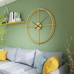 Mute Simple Clock Modern Minimalist Craft Iron Clock Living Room Decorative Creative Wall Clock Mute Simple Clock Modern Minimalist Craft Iron Clock Living Room Decorative Creative Wall Clock