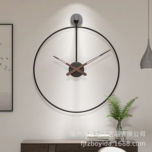 Mute Simple Clock Modern Minimalist Craft Iron Clock Living Room Decorative Creative Wall Clock Mute Simple Clock Modern Minimalist Craft Iron Clock Living Room Decorative Creative Wall Clock