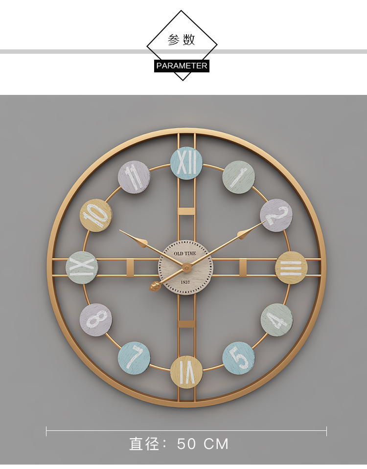 Mute Simple Clock Modern Minimalist Craft Iron Clock Living Room Decorative Creative Wall Clock Mute Simple Clock Modern Minimalist Craft Iron Clock Living Room Decorative Creative Wall Clock