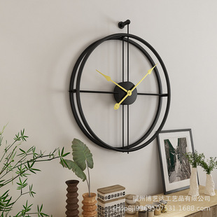 Mute Simple Clock Modern Minimalist Craft Iron Clock Living Room Decorative Creative Wall Clock Mute Simple Clock Modern Minimalist Craft Iron Clock Living Room Decorative Creative Wall Clock