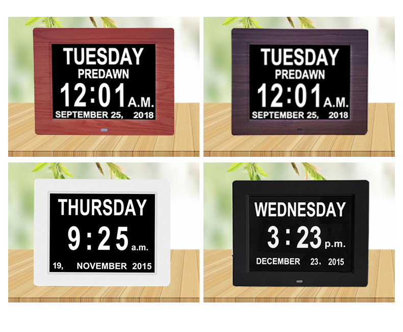 8-Inch Electronic Clock Digital Clock Electronic Calendar Clock Machine Factory 8-Inch Electronic Clock Digital Clock Electronic Calendar Clock Machine Factory