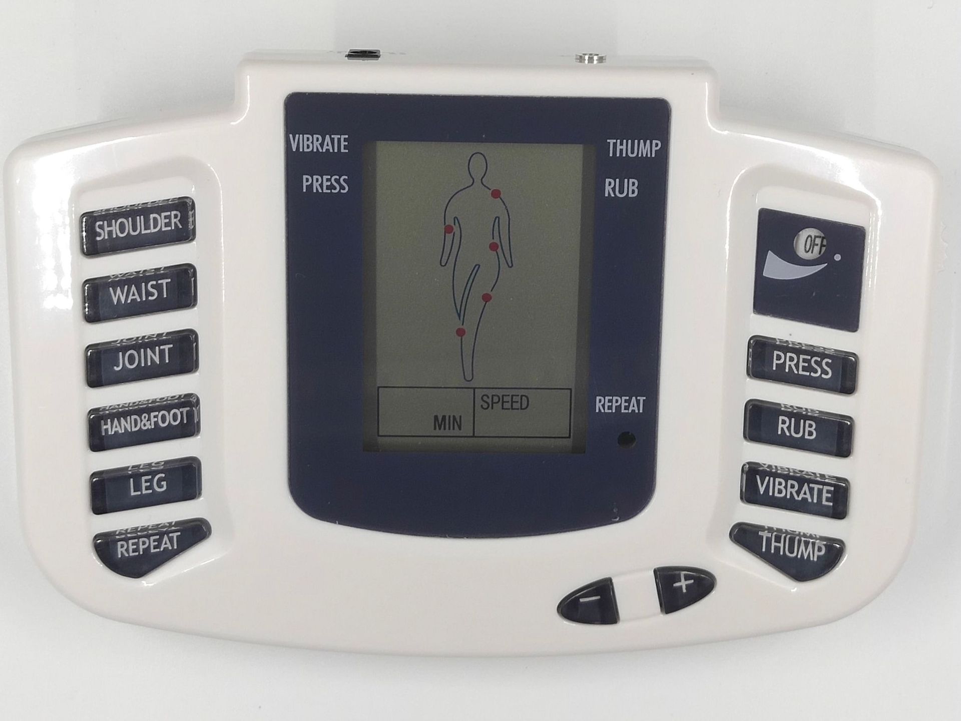 Cross-Border Export Massager Jr-309a Digital Massager Electronic Massager English Russian Optional