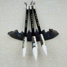 Factory Sales Writing Brush Boutique Calligraphy Materials Ruyi Doubled Both Calligraphy Gel Ink Pen Wholesale School Training Class Pen