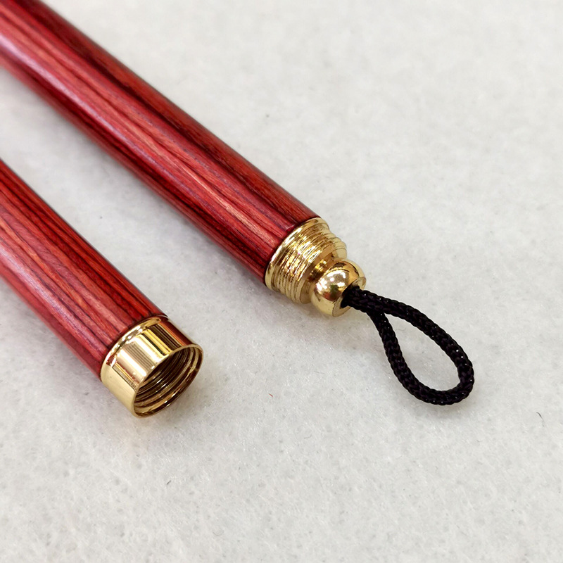 Red Sandalwood Ebony Small Red Hair Rabbit&#039;s Hair Mixed Hair Writing Brush Weasel&#039;s Hair Regular Script in Small Characters Writing Brush Calligraphy Materials