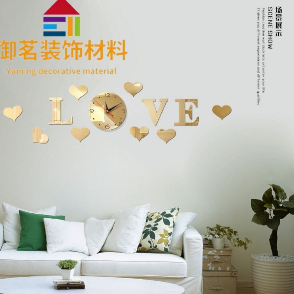 Wall Clock Home Diy3d Stereo Decorative Clock Acrylic Number Mirror Sticker Wall Clock Wall Clock Home Diy3d Stereo Decorative Clock Acrylic Number Mirror Sticker Wall Clock