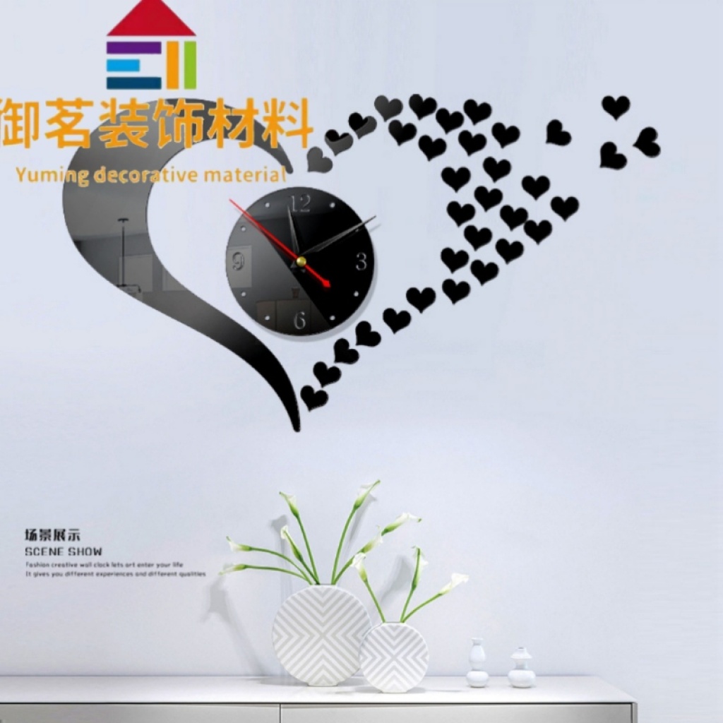 Wall Clock Home Diy3d Stereo Decorative Clock Acrylic Number Mirror Sticker Wall Clock Wall Clock Home Diy3d Stereo Decorative Clock Acrylic Number Mirror Sticker Wall Clock