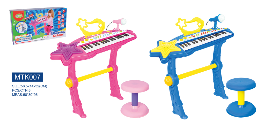 Multifunctional 37 Key Electronic Keyboard Baby Children&#039;s Musical Instrument with Microphone Multifunctional Toy