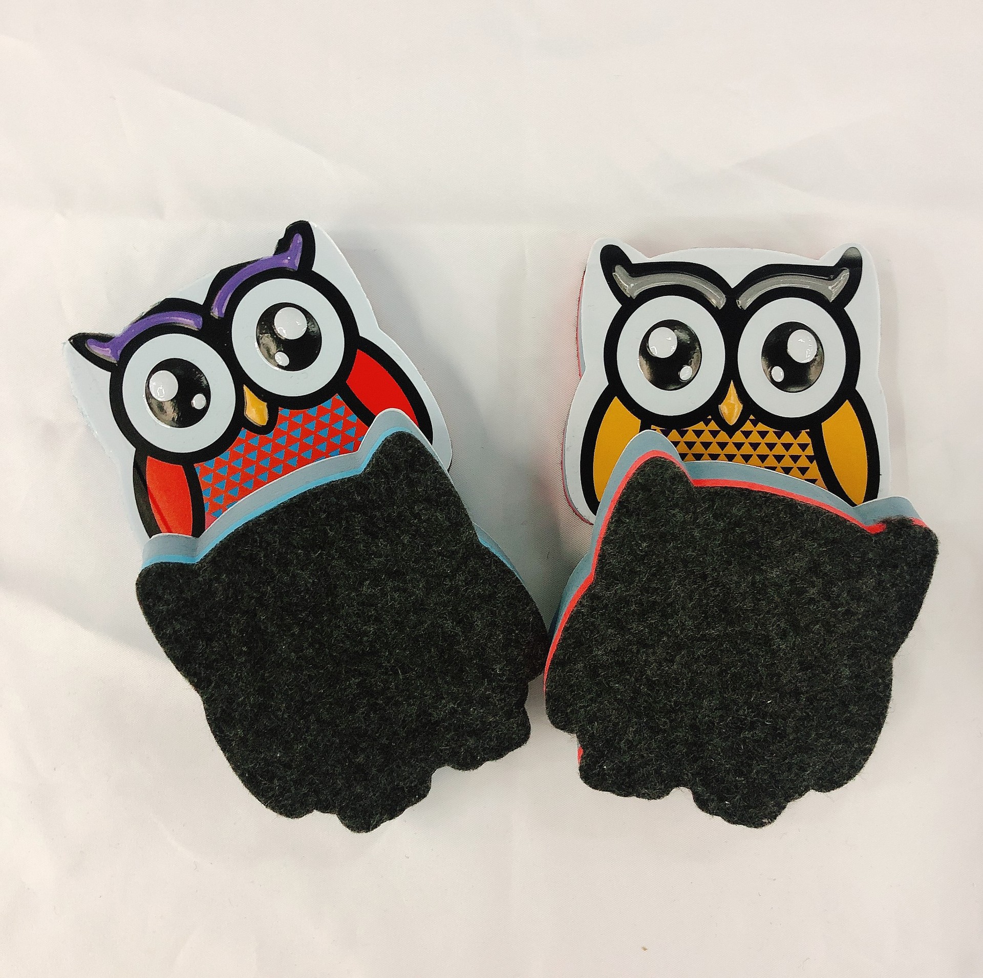 Whiteboard Eraser with Magnetic Dust-Free Chalk Eraser Creative Cartoon Animal Cute Office School Supplies Factory Direct Sales