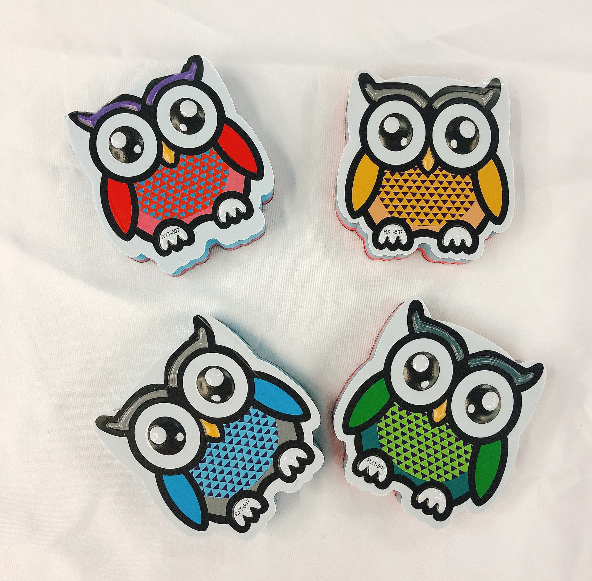 Whiteboard Eraser with Magnetic Dust-Free Chalk Eraser Creative Cartoon Animal Cute Office School Supplies Factory Direct Sales