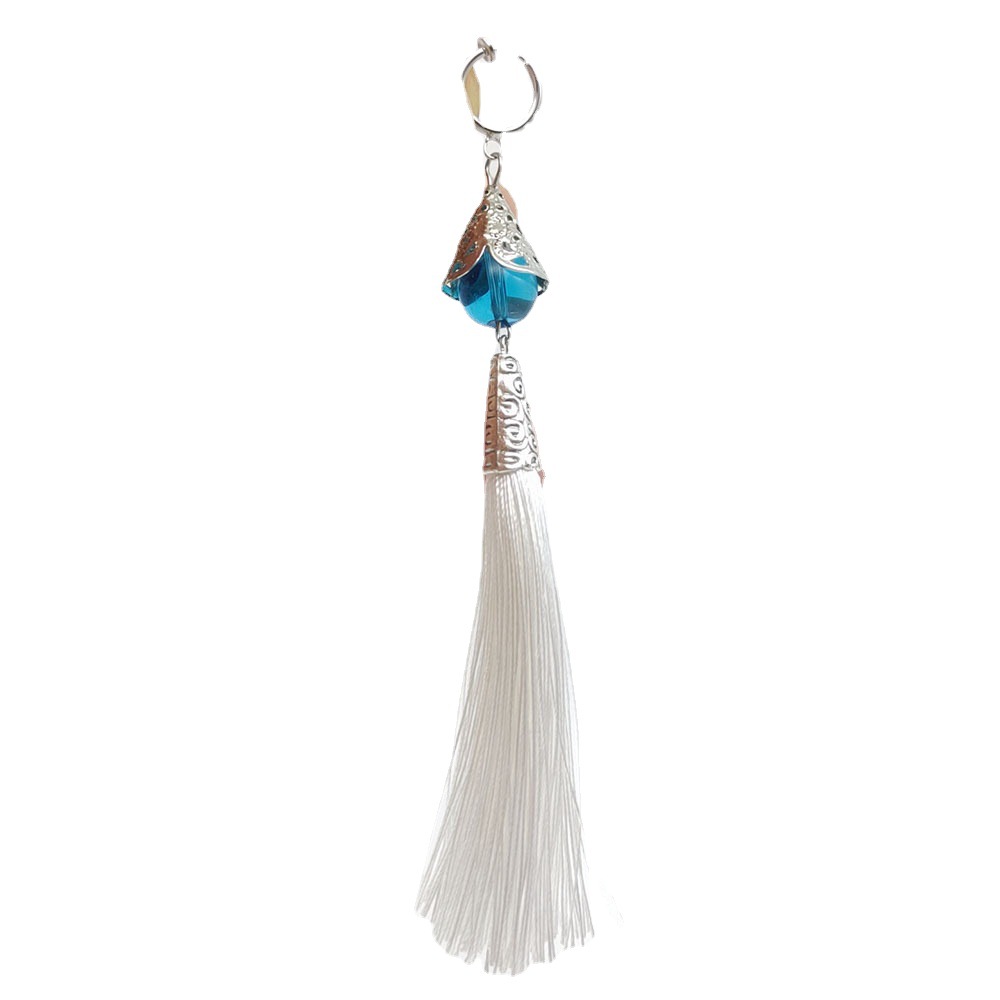 Original God Earrings Travelers Travel Autumn Cos Ear Clip Tassel Earrings Clock Away from Daralia Long Fringe Earrings Wholesale