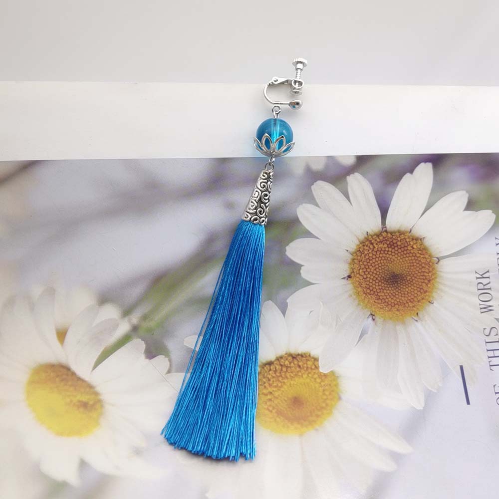 Original God Earrings Travelers Travel Autumn Cos Ear Clip Tassel Earrings Clock Away from Daralia Long Fringe Earrings Wholesale Original God Earrings Travelers Travel Autumn Cos Ear Clip Tassel Earrings Clock Away from Daralia Long Fringe Earrings Wholesale