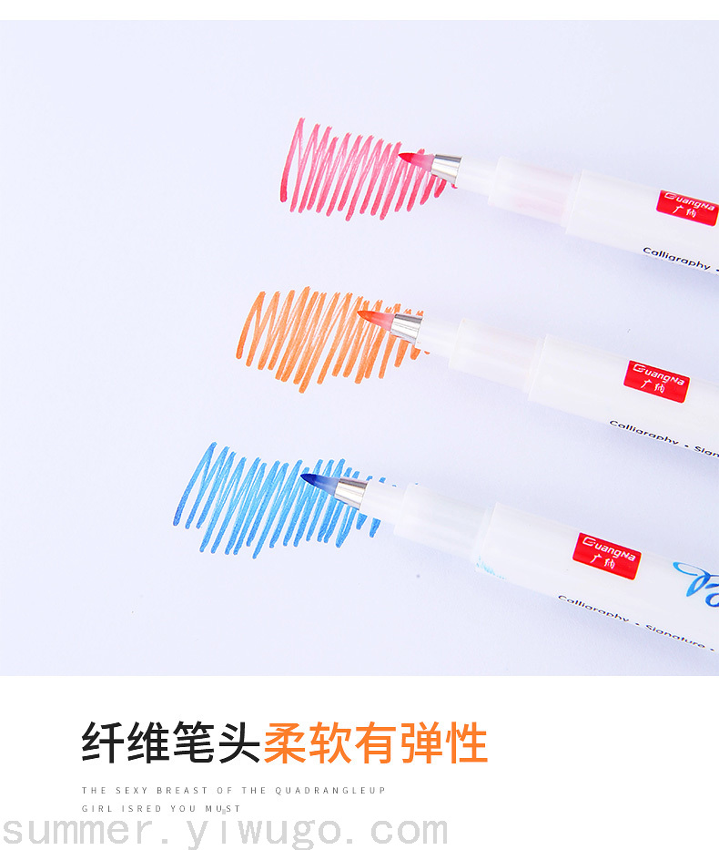 Guangna Calligraphy Pen Students Practice Calligraphy Pen Type Writing Brush Can Add Ink Small Regular Script Soft Nib Guangna Calligraphy Pen Students Practice Calligraphy Pen Type Writing Brush Can Add Ink Small Regular Script Soft Nib