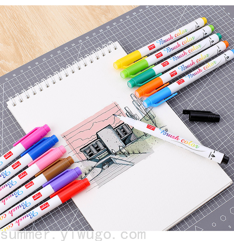 Guangna Calligraphy Pen Students Practice Calligraphy Pen Type Writing Brush Can Add Ink Small Regular Script Soft Nib Guangna Calligraphy Pen Students Practice Calligraphy Pen Type Writing Brush Can Add Ink Small Regular Script Soft Nib