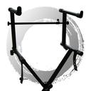 Single and double tube    x height HBK-50    heightening electronic keyboard    musical instrument accessories