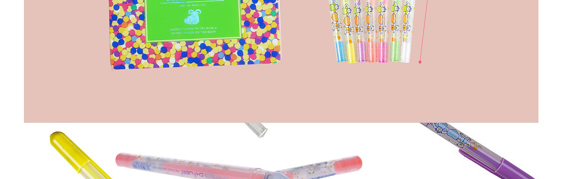 Super art gp-801 white pearlescent chalk neutral pen color pen stationery students' supplies greeting card pens