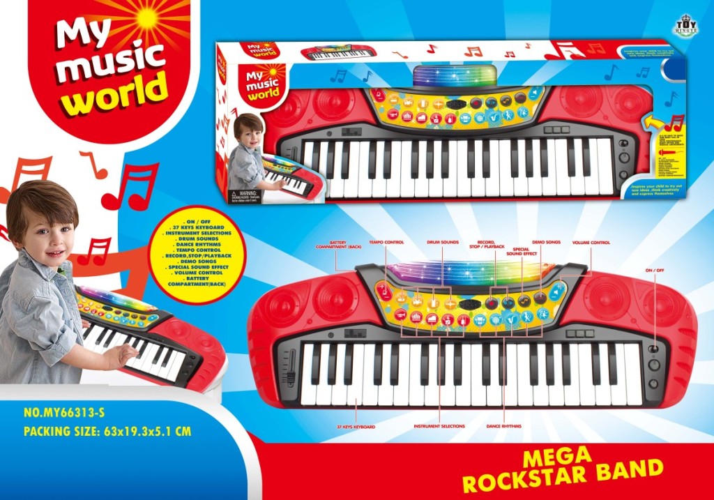 Children&#039;s Toy Music 37 Key Electronic Keyboard Multifunctional Suit Enlightenment Musical Instrument Early Education