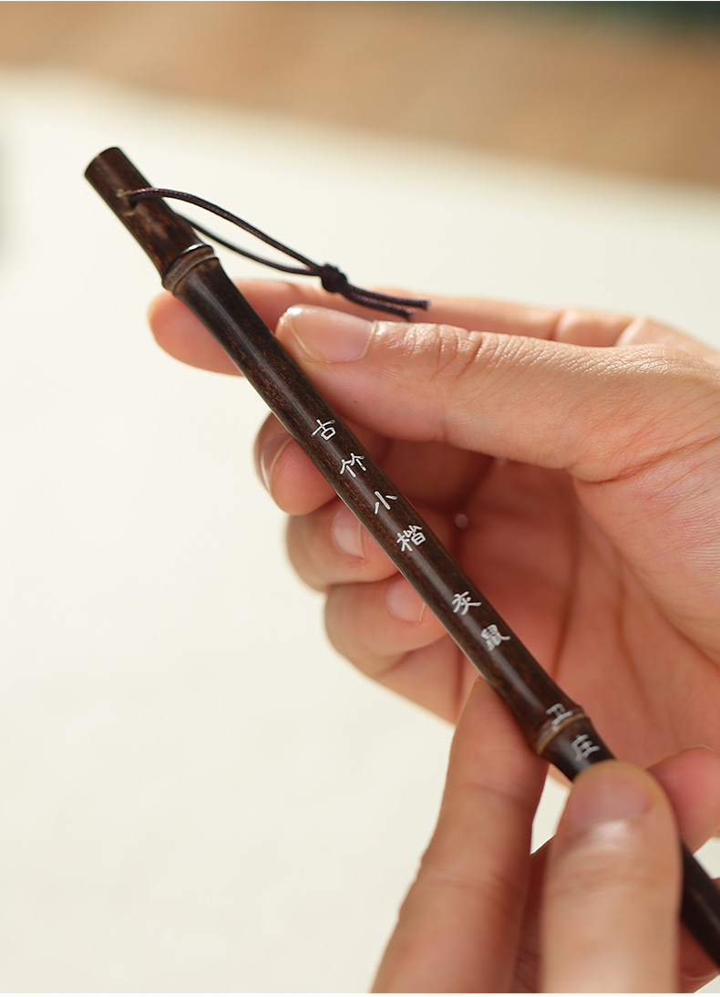 Regular Script Writing Brush for Copying Heart Sutra Weasel's Hair Tiny Regular Script in Small Characters Writing Brush Weasel's Hair Beginner Adult Calligraphy Tracing