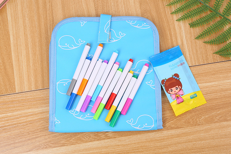 The Children repeatedly write erasable portable drawing book students doodle draw two - sided small blackboard watercolor chalk drawing board
