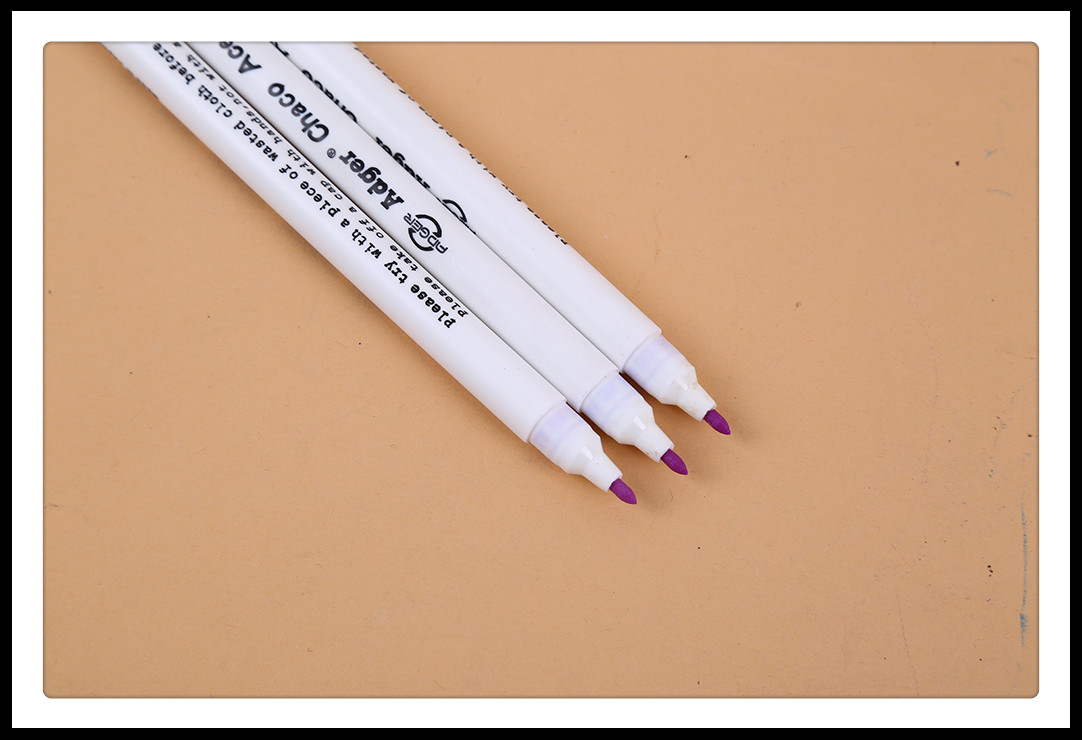 Tailor's Chalk Pens Water Soluble Ink for Cloth and Fabrics Sewing, Arts and Crafts Tracing and Stitching