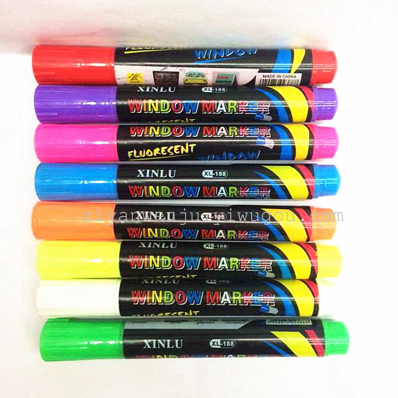Glass Pen Blackboard Pen Window Pen 8 Colors Liquid Chalk