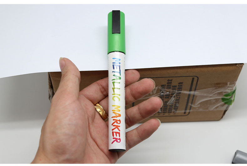 Somme 6mm metallic marker pen glass graffiti multi-color can be wiped glass pen metal liquid chalk