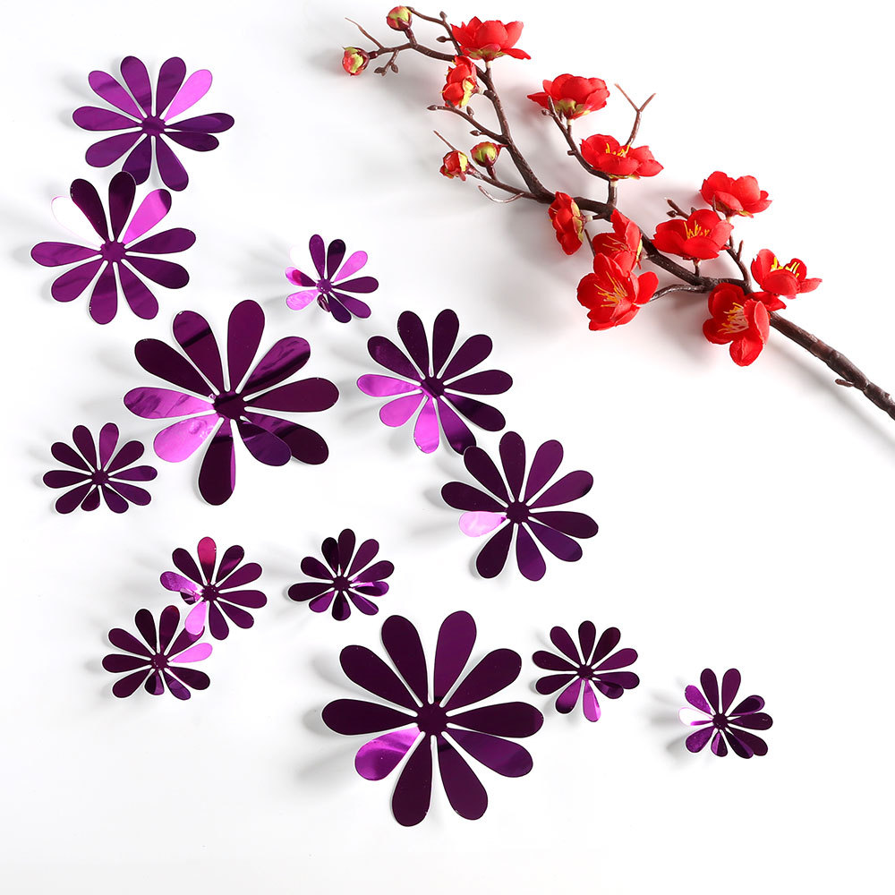 12 Stereo Mirror Butterfly Pet Mirror 3D Butterfly Bedroom Living Room Wall Sticker Decoration AliExpress Hot Sale