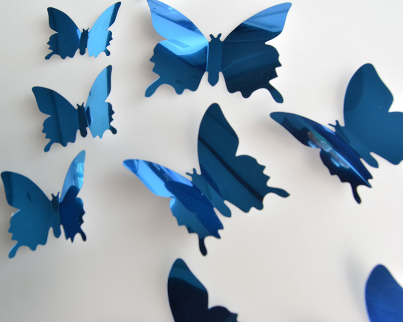 12 Stereo Mirror Butterfly Pet Mirror 3D Butterfly Bedroom Living Room Wall Sticker Decoration AliExpress Hot Sale 12 Stereo Mirror Butterfly Pet Mirror 3D Butterfly Bedroom Living Room Wall Sticker Decoration AliExpress Hot Sale