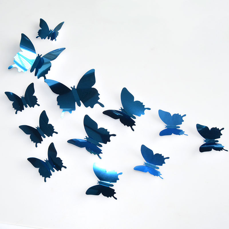 12 Stereo Mirror Butterfly Pet Mirror 3D Butterfly Bedroom Living Room Wall Sticker Decoration AliExpress Hot Sale 12 Stereo Mirror Butterfly Pet Mirror 3D Butterfly Bedroom Living Room Wall Sticker Decoration AliExpress Hot Sale