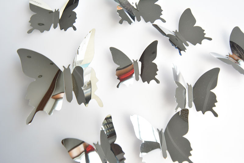 12 Stereo Mirror Butterfly Pet Mirror 3D Butterfly Bedroom Living Room Wall Sticker Decoration AliExpress Hot Sale 12 Stereo Mirror Butterfly Pet Mirror 3D Butterfly Bedroom Living Room Wall Sticker Decoration AliExpress Hot Sale