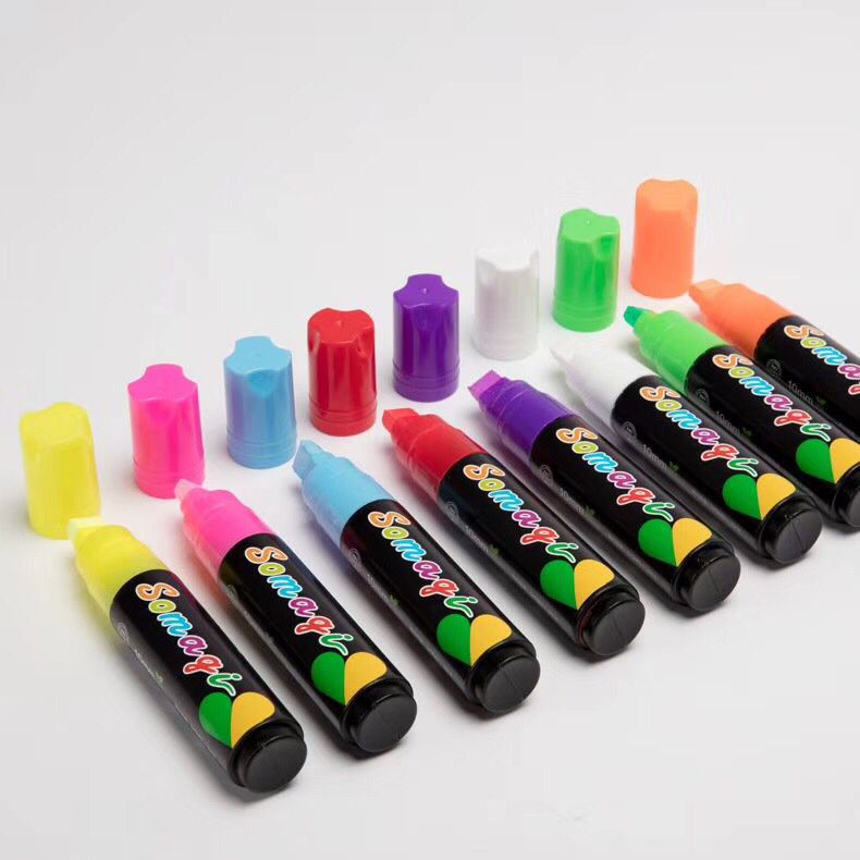LED Fluorescent Board Special Pen Flash Mark Fluorescent Pen 10mm Erasable Liquid Chalk LED Fluorescent Board Special Pen Flash Mark Fluorescent Pen 10mm Erasable Liquid Chalk