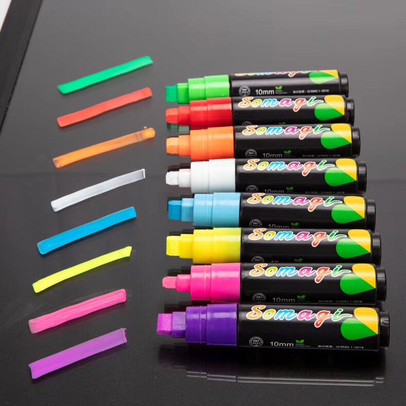 LED Fluorescent Board Special Pen Flash Mark Fluorescent Pen 10mm Erasable Liquid Chalk LED Fluorescent Board Special Pen Flash Mark Fluorescent Pen 10mm Erasable Liquid Chalk