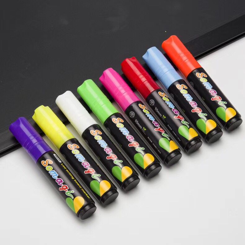 LED Fluorescent Board Special Pen Flash Mark Fluorescent Pen 10mm Erasable Liquid Chalk LED Fluorescent Board Special Pen Flash Mark Fluorescent Pen 10mm Erasable Liquid Chalk