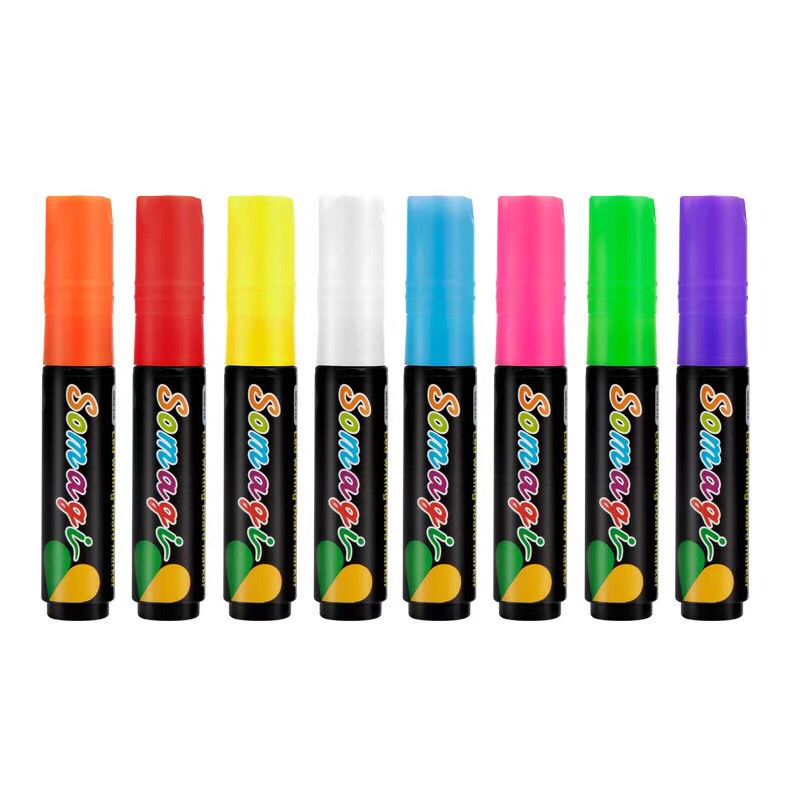 LED Fluorescent Board Special Pen Flash Mark Fluorescent Pen 10mm Erasable Liquid Chalk LED Fluorescent Board Special Pen Flash Mark Fluorescent Pen 10mm Erasable Liquid Chalk