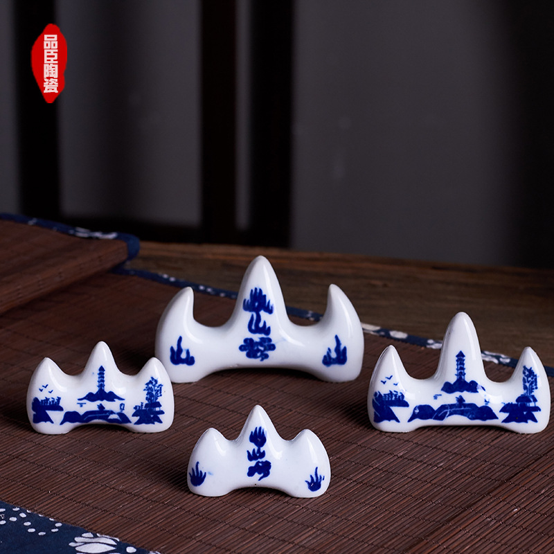 Jingdezhen Factory Direct Sales Ceramic Pen Holder Ceramic Pen Holder Calligraphy Materials Writing Brush Holder Pen Holder Art Supplies